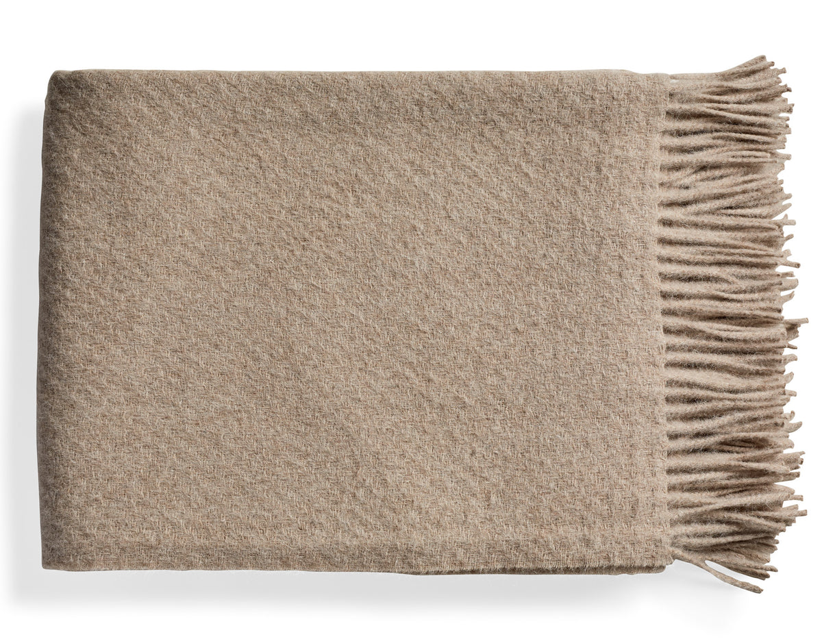 Linen Way Cork Throw Oatmeal Provide