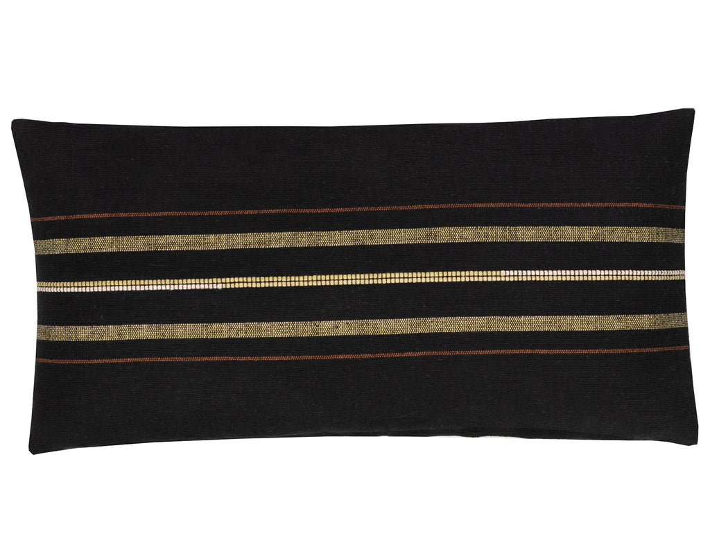 Mille et Claire - Naga Collection - Black w/ Olive Lines (24"x12") - Coming Soon