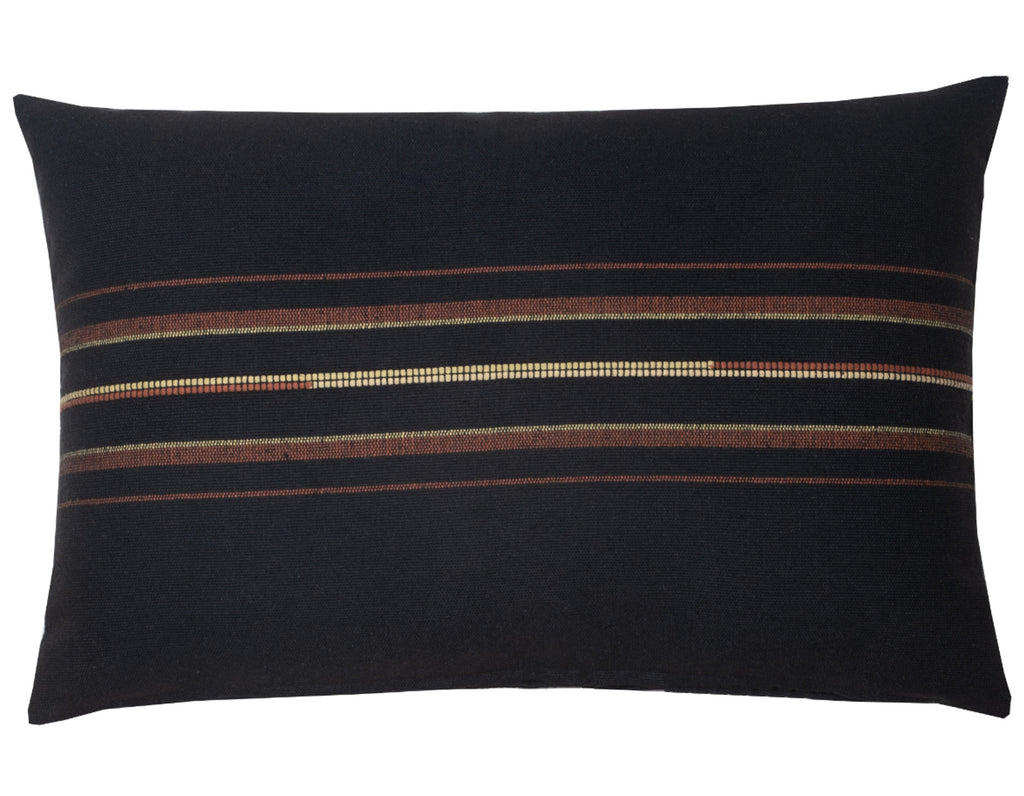 Mille et Claire - Naga Collection - Black w/ Burnt Lines (24"x 16") - Coming Soon