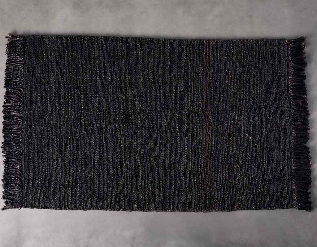 Provide Rugs - Sumek Weave Jute Rugs - Black