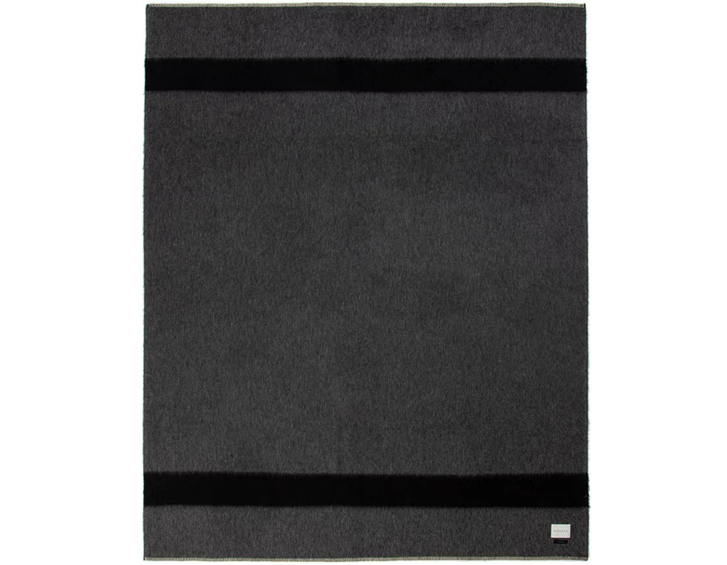 Blacksaw - Siempre Throw - Charcoal w/ Black Stripe (79"x59")