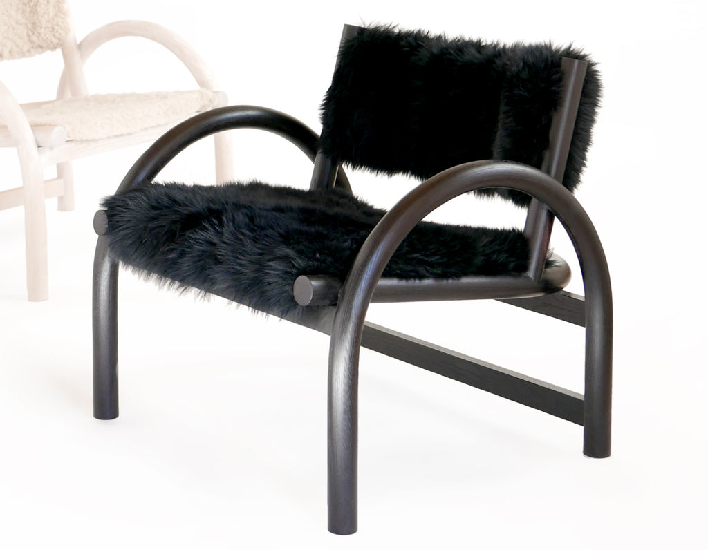 Hinterland - Shepherd's Chair- Carbon Dyed White Ash
