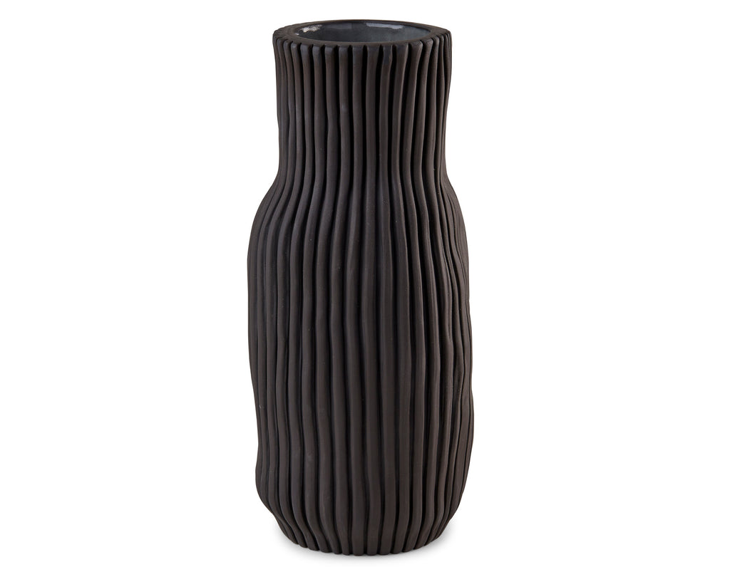 Cym Warkov Ceramics - Organic Bottle Vase #3 - Black