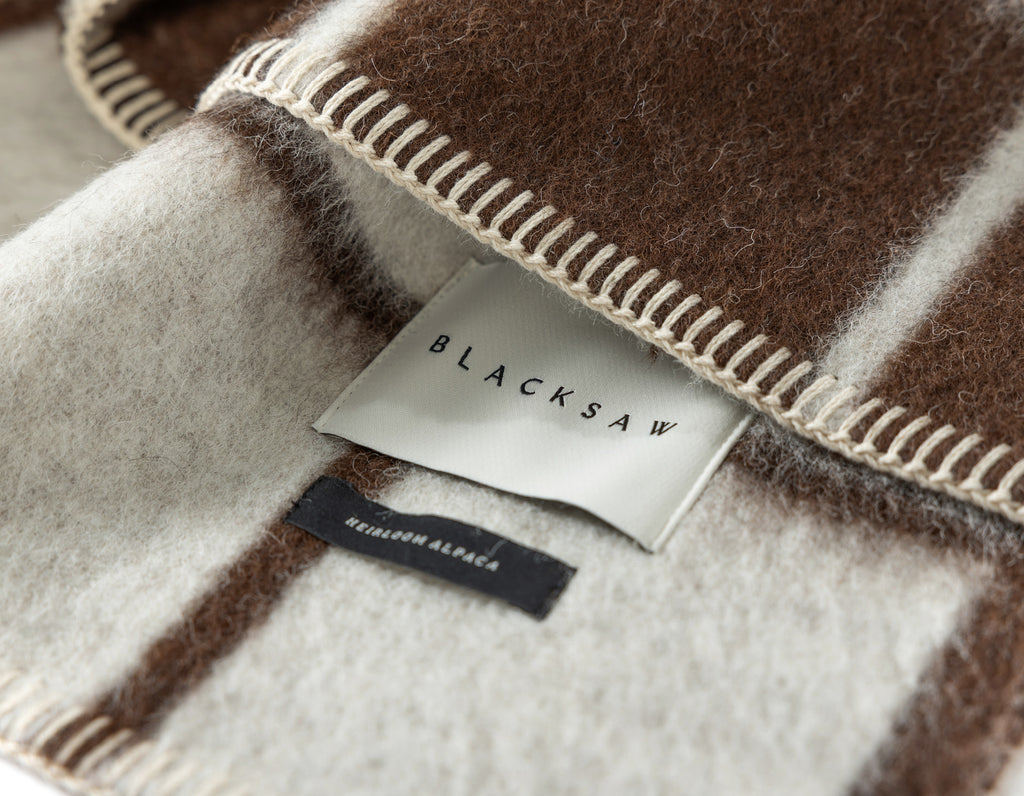 Blacksaw - Umi Throw - Ivory/Coffee
