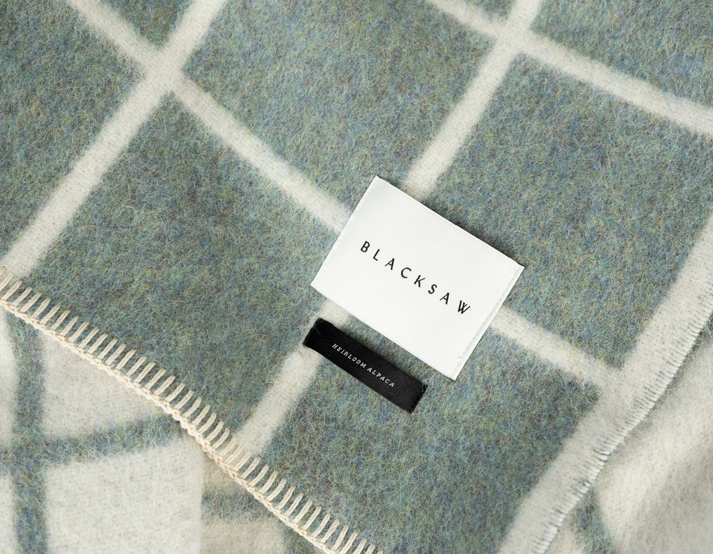 Blacksaw - Umi Throw - Marled Sea Glass/Ivory