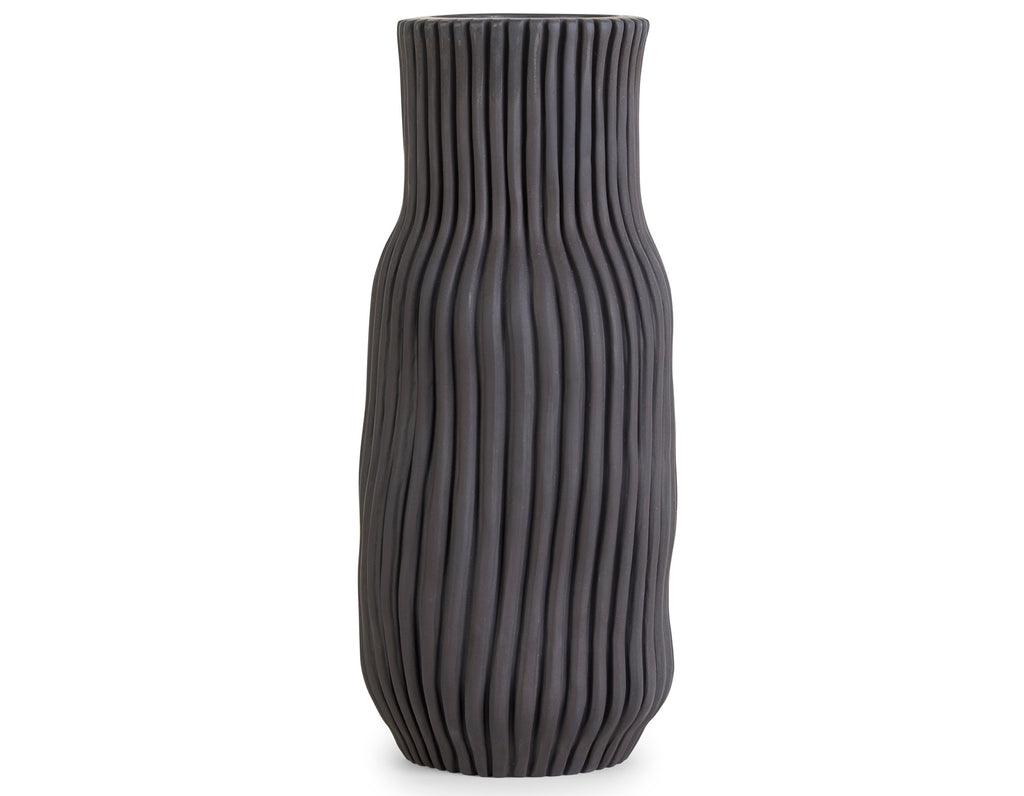 Cym Warkov Ceramics - Organic Bottle Vase #3 - Black