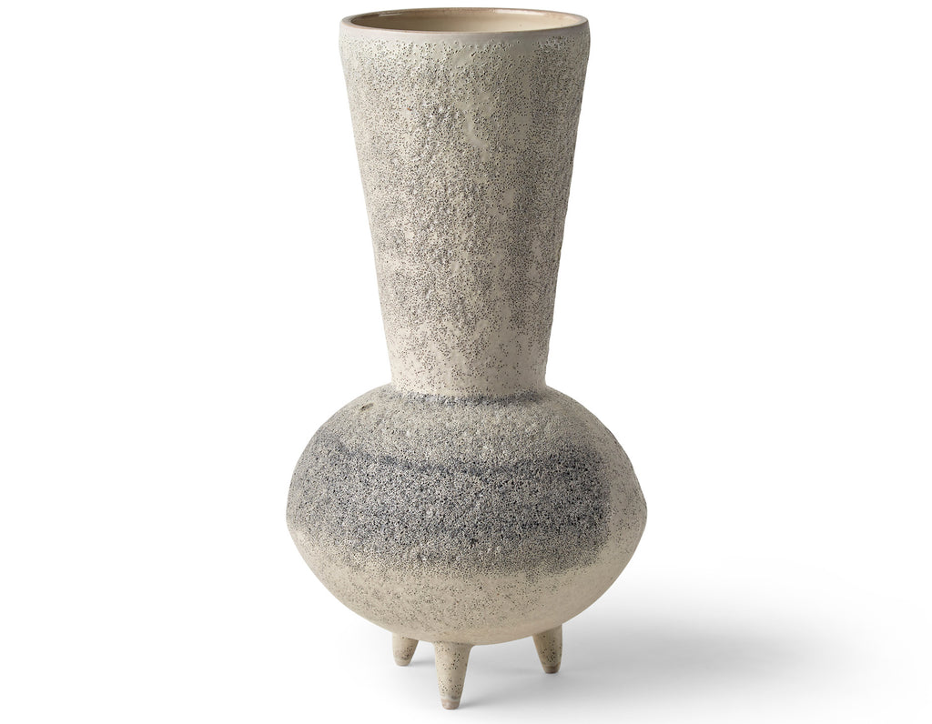 Heather Rosenman Ceramics - Leto Series - Astris w/ Feet - Luna Lava