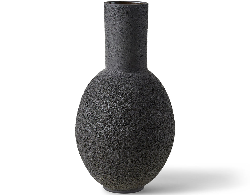 Heather Rosenman Ceramics - Leto Series - Helios - Meteorite Lava