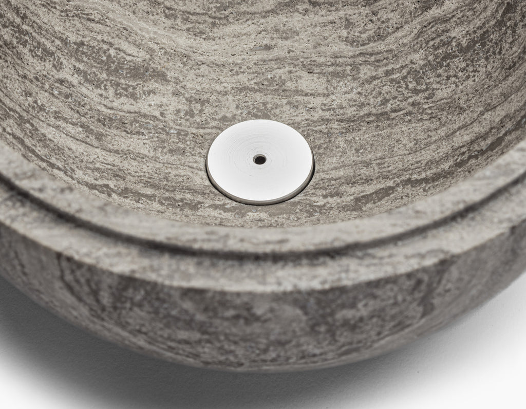 JCL - Incense Burner - Grey Marble