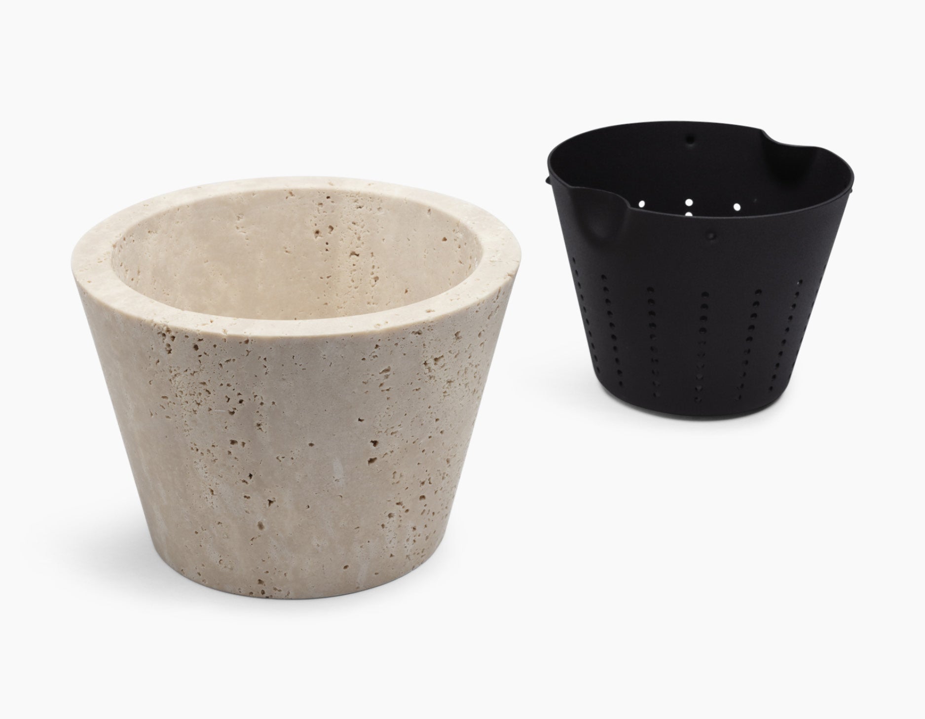 JCL - Medium Orchid Pot - Travertine | Provide