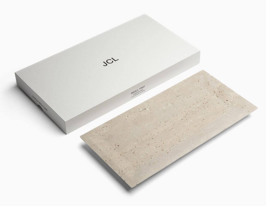 JCL - Small Tray - Travertine