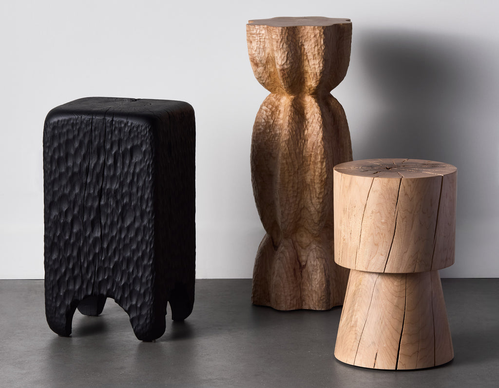 Studio Julien Peltier - Side Table #019 - H17" - Eastern Maple