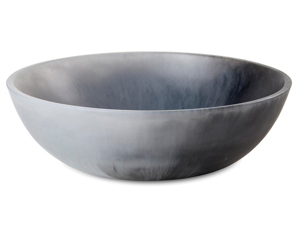 Studio Sturdy - Pacific Giant Bowl -  Soft Grey Marble/Charcoal Marble