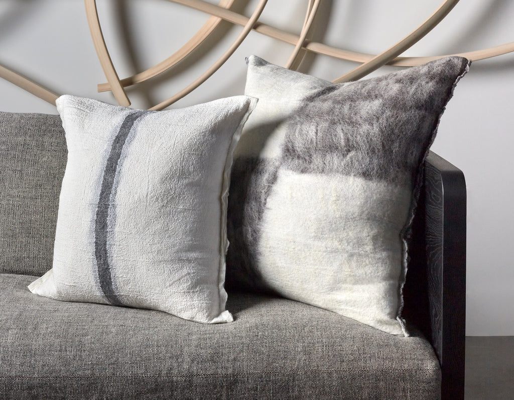 Madda Studio - Nuno Raya Cushion - Natural Edge - Grey