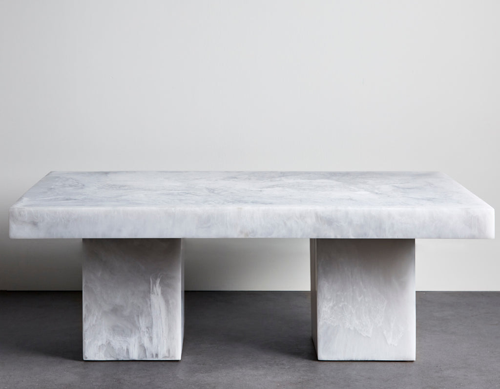 Studio Sturdy - Lions Coffee Table- White Marble