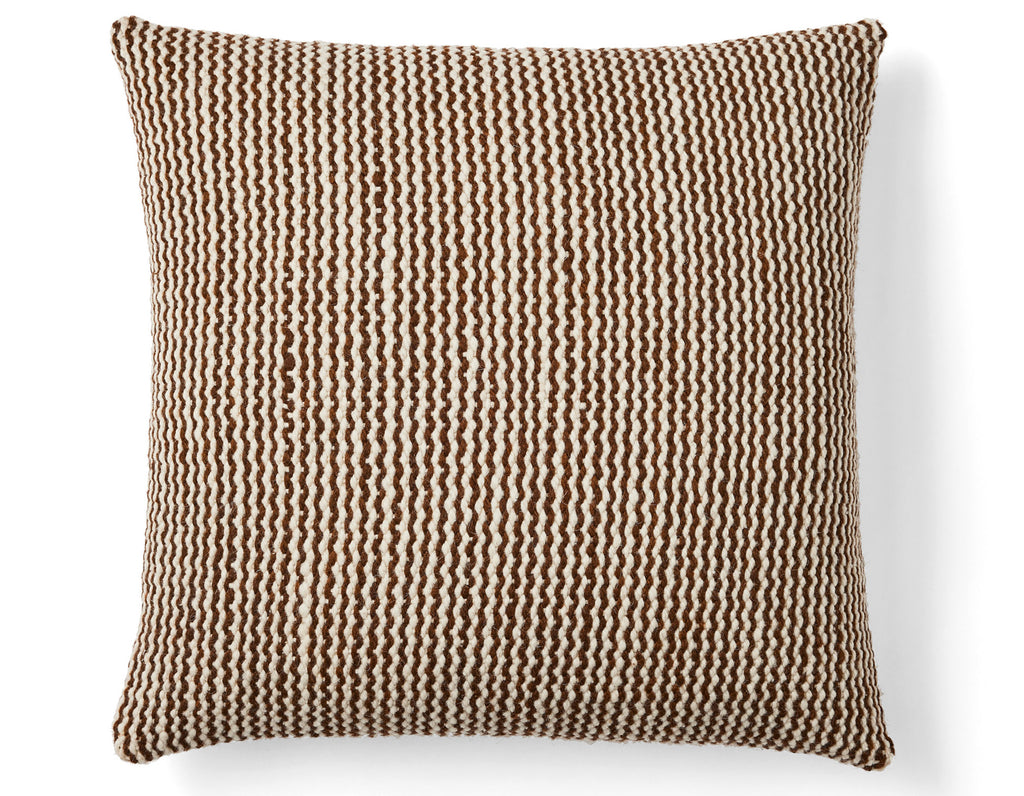 Sien + Co. - Olas Handwoven Cushion - Rust (22"x22")