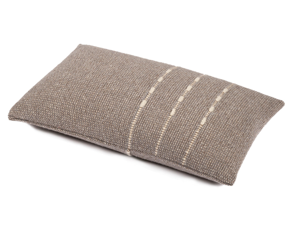 Teixidors - Serena Cushion - Earth Grey 12" x 20"
