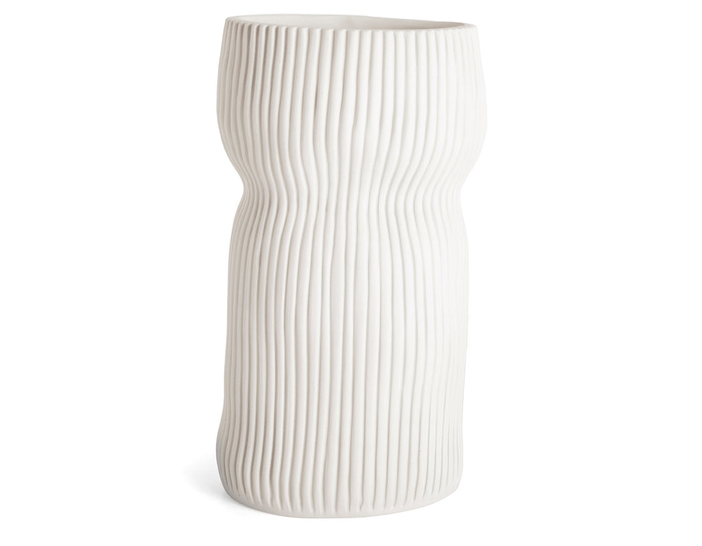 Cym Warkov Ceramics - Oval Curvy #3 - White