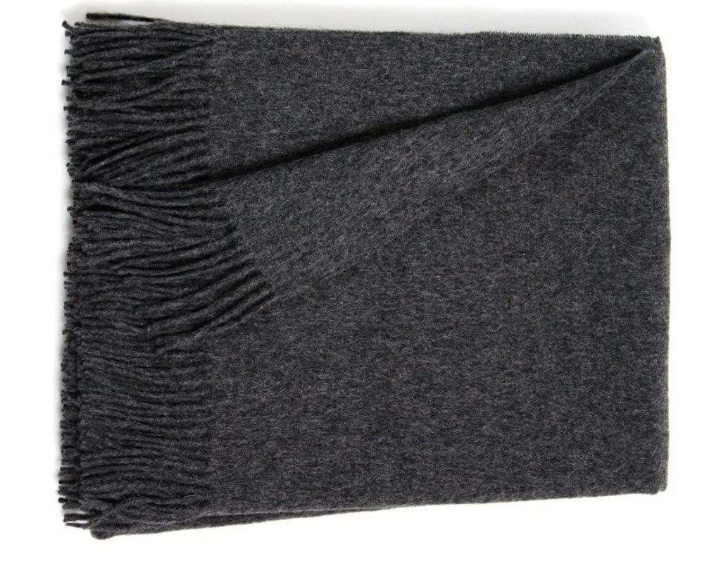 Linen Way - Bern Throw - Charcoal