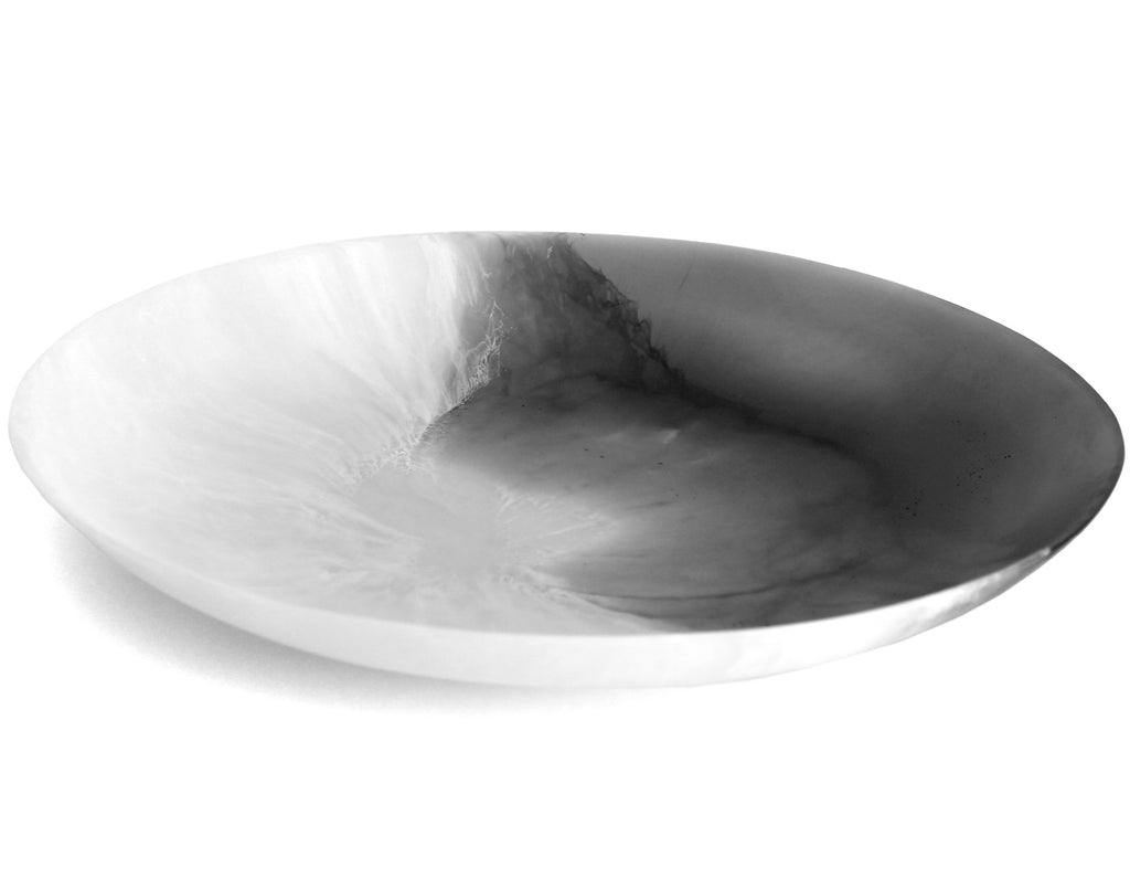 Studio Sturdy - Pemberton Platter - White Marble/Charcoal