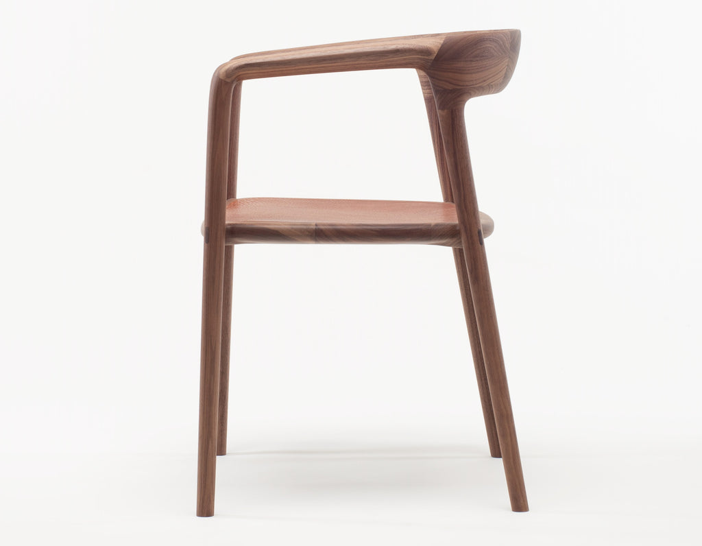 Breá - LMDC Dining Chair - Solid Wood Seat - Walnut