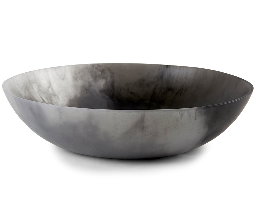 Studio Sturdy - Pemberton Bowl -  Soft Grey Marble/Charcoal Marble