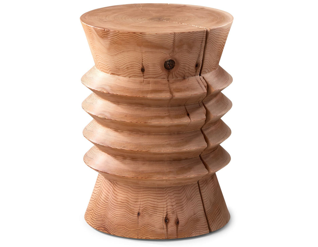 Studio Julien Peltier - Side Table #017 - H15" - Cedar - Natural Grain